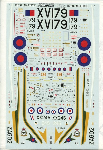 Xtradecal x012 72 raf - 1:72,