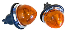NEW LUCAS TYPE L594 AMBER LENS PAIR FOR RELIANT REGAL REBEL AND VAN  INDICATOR