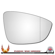 Right Hand Driver Side For VW Beetle 2011-2020 Wide Angle Wing Door Mirror Glass
