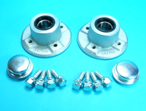 Pair wheel hubs for ifor - of,