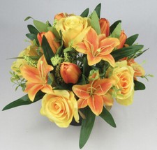 Artificial silk flowers