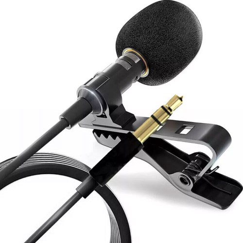 Clip lapel microphone - lapel, wired