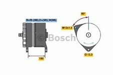 Bosch Remanufactured Alternator HGV 0986045990