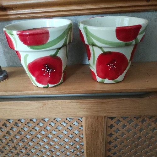 Hand painted glazed terracotta - hand,