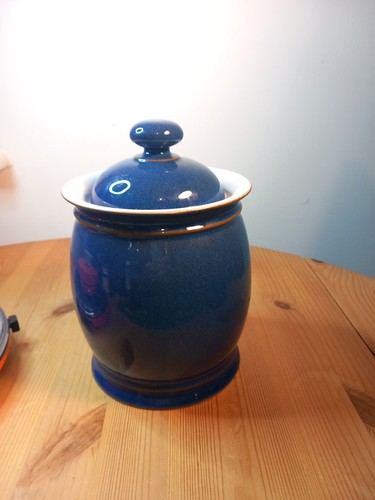 Denby imperial blue wooden - imperial, lid