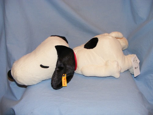 Steiff snoopy lying down - steiff,