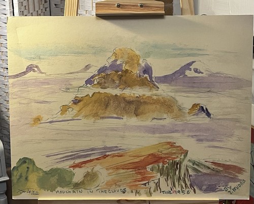 Mountain the clouds - ‘mountain, clouds’