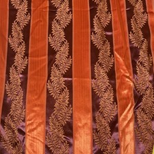 Vintage 70s Curtains. Orange
