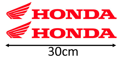 Honda decals 30cm 4 8cm - decals, x