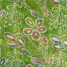 Hand Dyed Cotton Batik Fabric