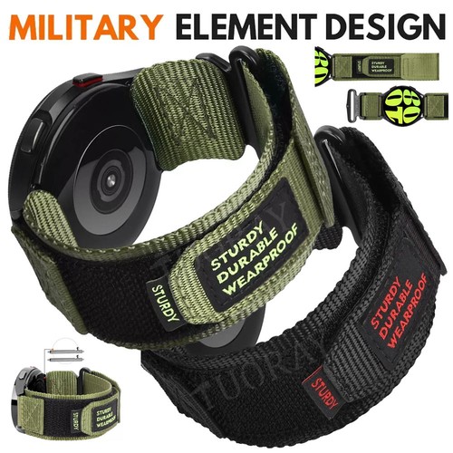Nylon strap watch band - watch,