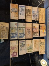 Selection of Vintage European Bank Notes and Banknotes Job Lot