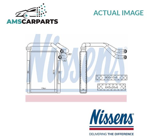 Heater radiator exchanger lhd - heater,