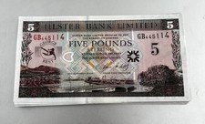 George Best Ulster Bank £5 Note In New Condition!