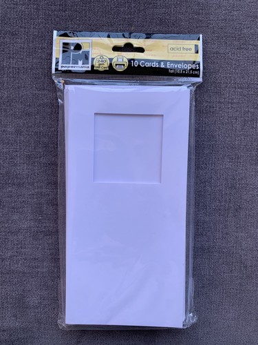 Cards and envelopes for - 10,