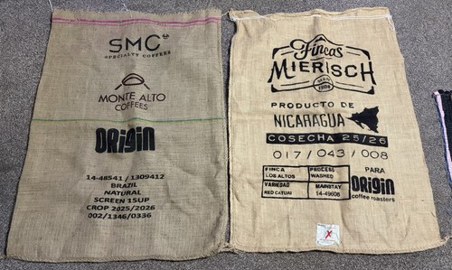 Coffee bean sacks jute - 2x,