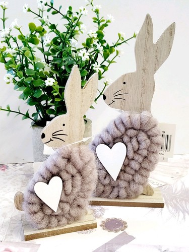 Pair shabby chic grey - of,