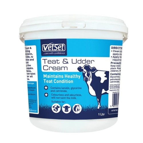 Vetset teat udder cream - teat,