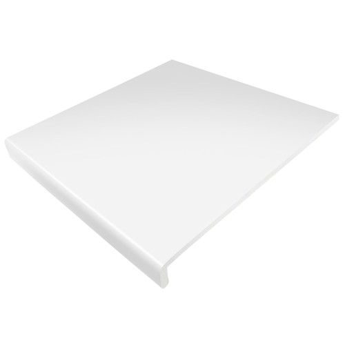 White upvc window cill - upvc, cover
