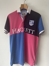 Hackett Mens Polo Shirt Size XS 100% Cotton Tailored Fit London Rowing Club