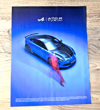 ALPINE A110 R TURINI - COLLECTIBLE FRAMEABLE ORIGINAL CLASSIC CAR ADVERT