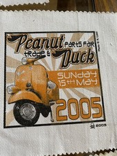peanutduck parts fair patch not a paddy smith lambretta vespa parts fair rally p