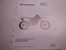 2003 Honda XR650R Set Up