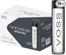 Voss Sparkling Water - 24 x