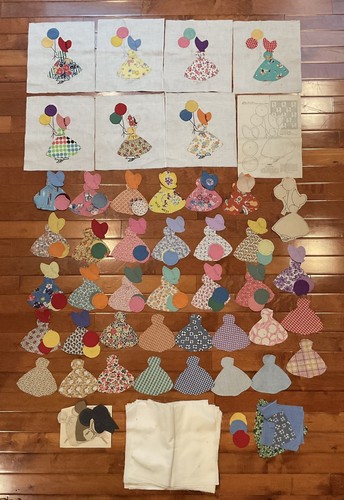 Lot vintage quilting child - lot,