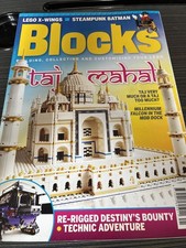 Lego Blocks Magazine Issue 41 March 2018 Taj Mahal Steampunk Batman X Wing