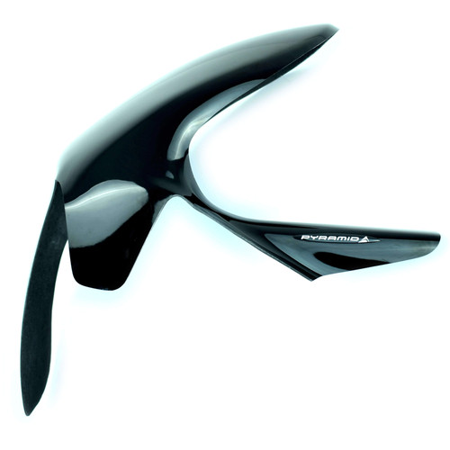 Pyramid hugger gloss - pyramid, black