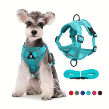 Cat Dog Harness Pet Vest No Pull Reflective Breathable Adjustable Set Puppy Vest