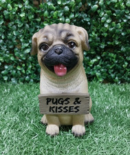 Pugs & Kisses 15cm x 9cm x