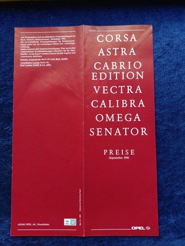 Opel omega corsa astra vectra - opel,