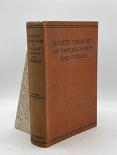 Roget’s Thesaurus of English Words and Phrases Peter Mark Roget HB Longmans Ref