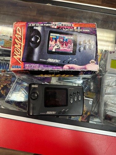 Sega nomad system with - nomad, box
