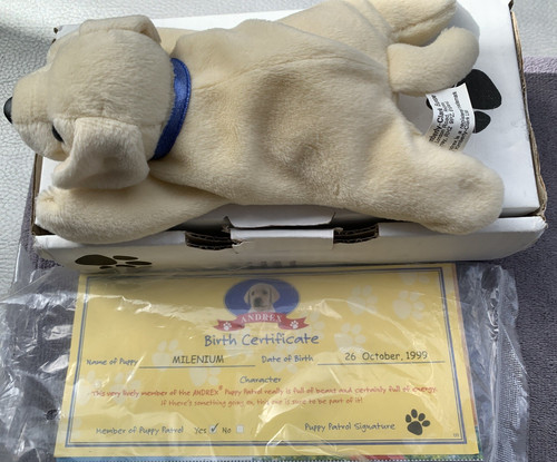Andrex puppy dog beanies - 2, x