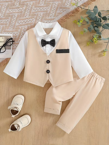 Boy suit look long - suit, look,