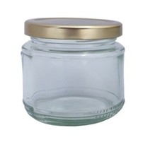 Round Glass Jars Squat 200ml