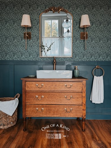 Antique vintage solid oak - vintage,