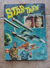 VINTAGE STAR TREK ANNUAL HARDBACK 1978 UNCLIPPED