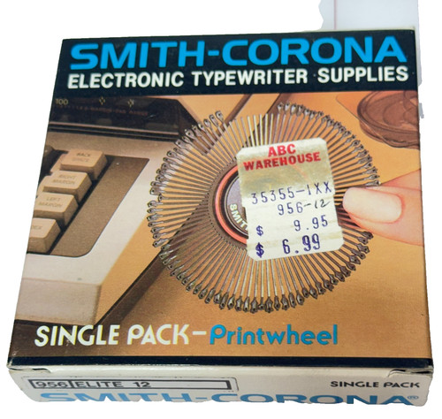 Vtg smith corona - smith, printwheel