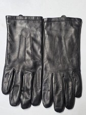 M&S Black Leather Glove -