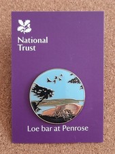 National Trust PENROSE Loe Bar Charity Pin Badge