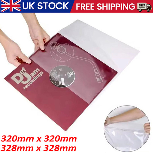 100pcs inch record sleeves - 12,