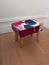 Funky Footstool Bluebellgray