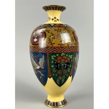 Japanese cloisonne vase - japanese,