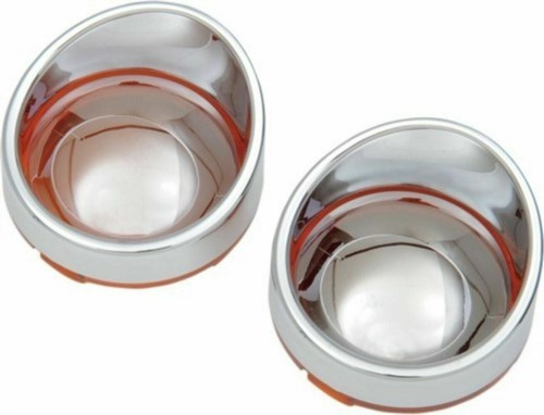Chrome mirror amber turn - chrome,