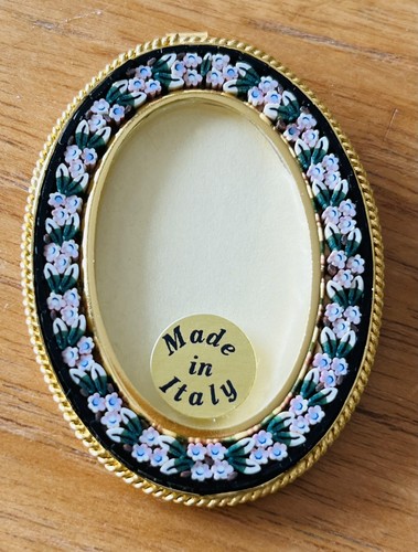 Italian micro mosaic pendant - italian,