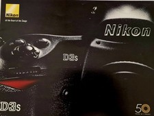 Nikon D3s "At The Heart Of The Image" 2009 Sales Brochure English 
